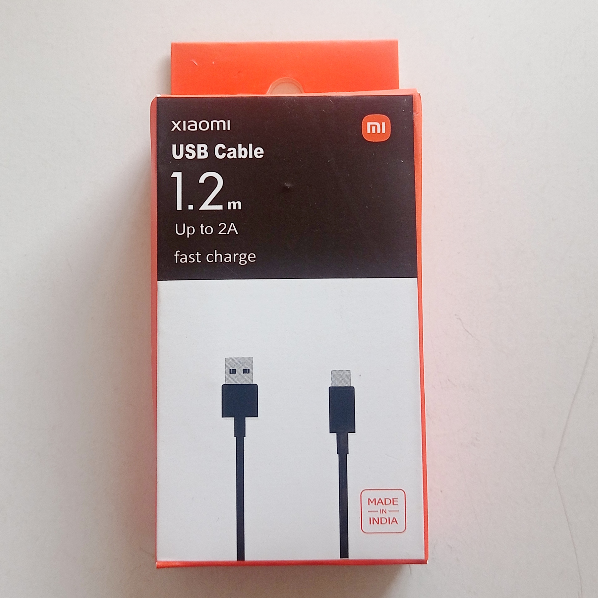 MI CHARGING CABLE MICRO USB XIAOMI 2A 1.2M (OMEC381)
